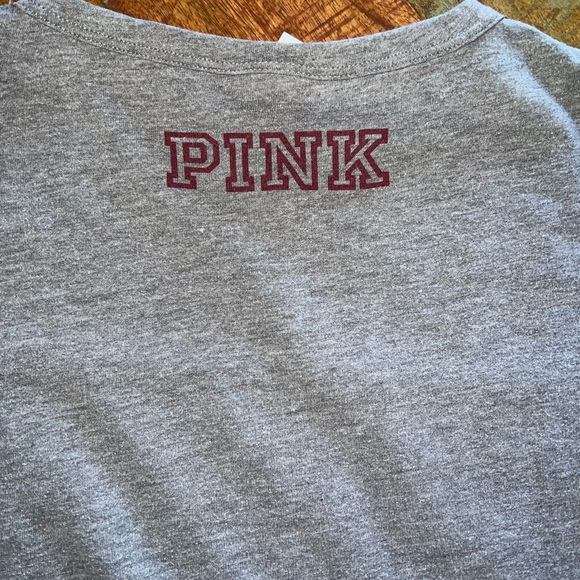 Pink Victorias Secret Arizona State University ASU 3/4 sleeve tee. SZ. XS. EUC - Picture 5 of 5